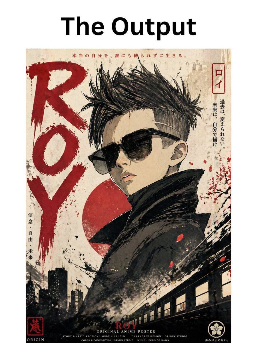 Anime Poster Style Redesign — GPT Image 2 image prompt example