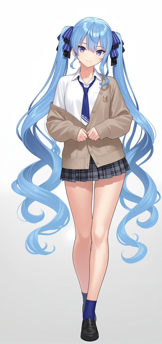 Anime Schoolgirl Portrait — GPT Image 2 image prompt example