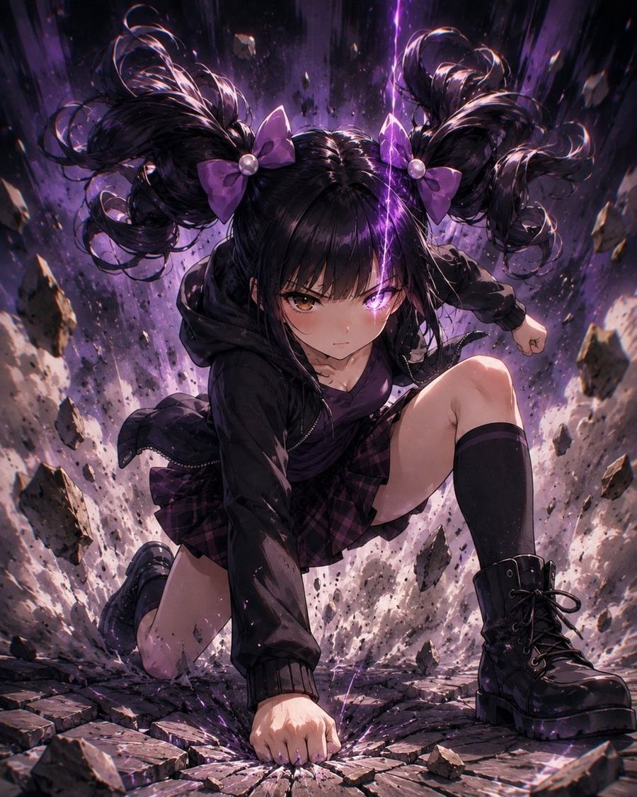 Anime Superhero Landing — GPT Image 2 image prompt example