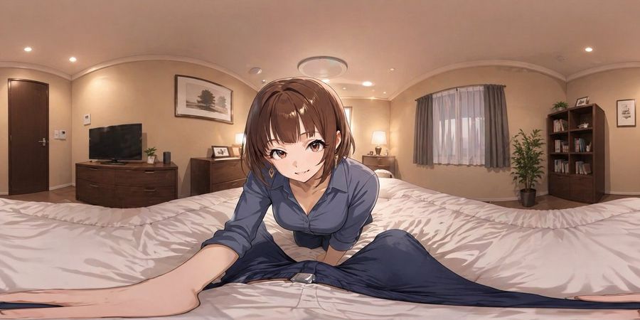Anime Vr Bedroom Encounter — GPT Image 2 image prompt example