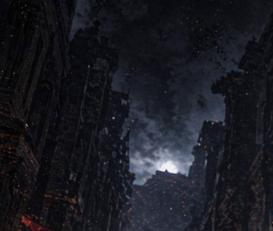 Apocalyptic Ruined City Street — GPT Image 2 image prompt example