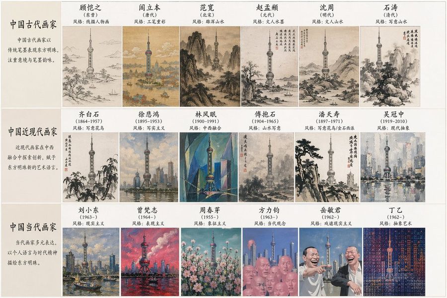 Artistic Style Synthesis For Landmarks — GPT Image 2 image prompt example