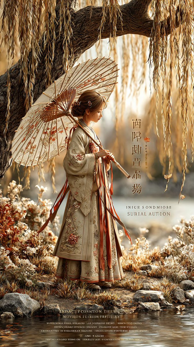 Autumn Hanfu Poster — GPT Image 2 image prompt example