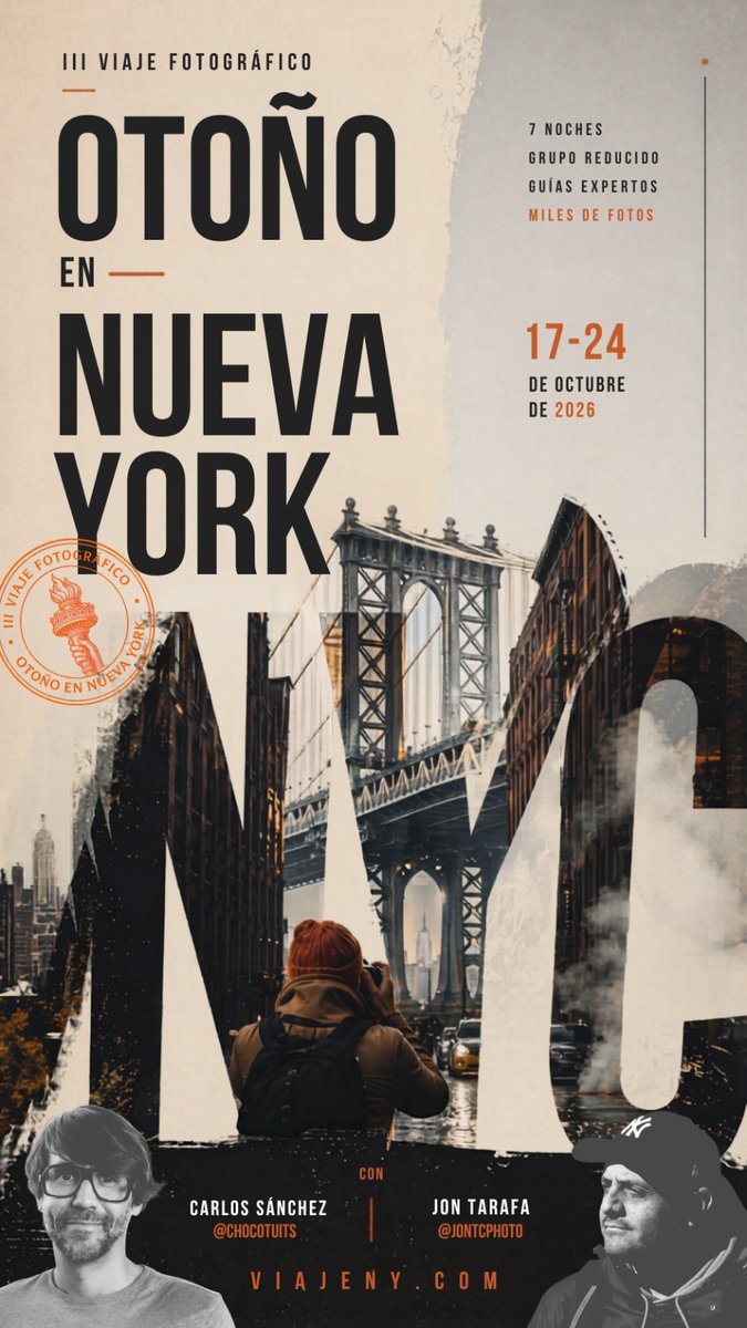 Autumn New York Travel Poster — GPT Image 2 image prompt example