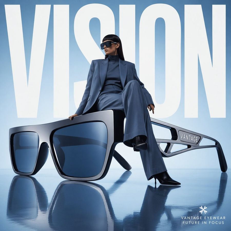 Avant Garde Eyewear Fashion Ad — GPT Image 2 image prompt example