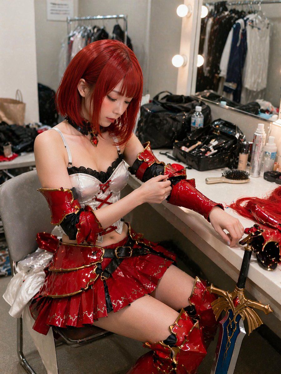 Backstage Cosplayer Portrait — GPT Image 2 image prompt example
