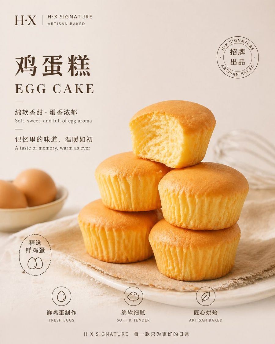 Bakery Product Poster Template — GPT Image 2 image prompt example