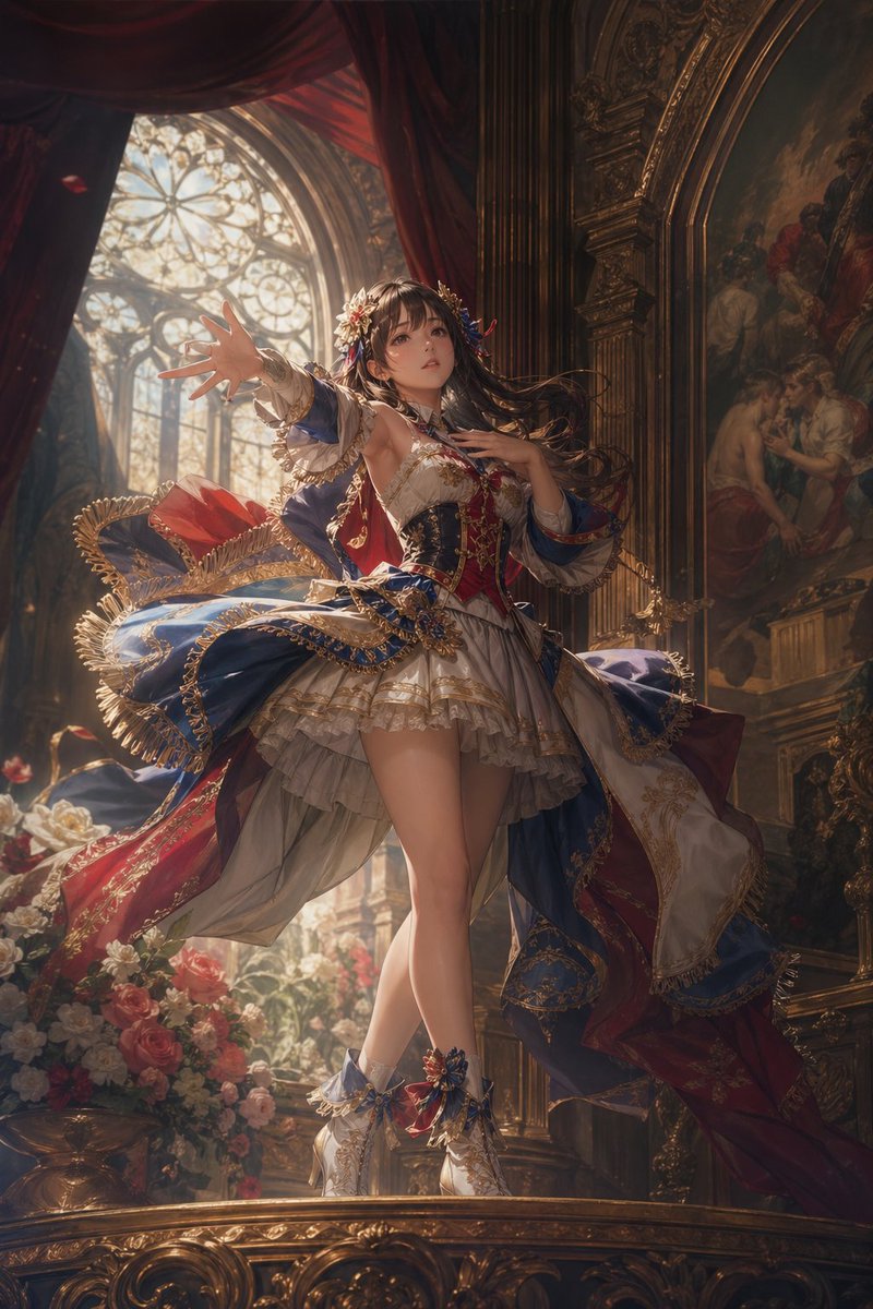 Baroque Fantasy Idol Performance — GPT Image 2 image prompt example