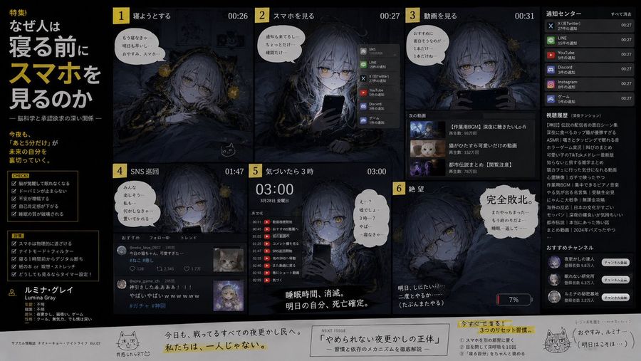 Bedtime Smartphone Anime Infographic — GPT Image 2 image prompt example