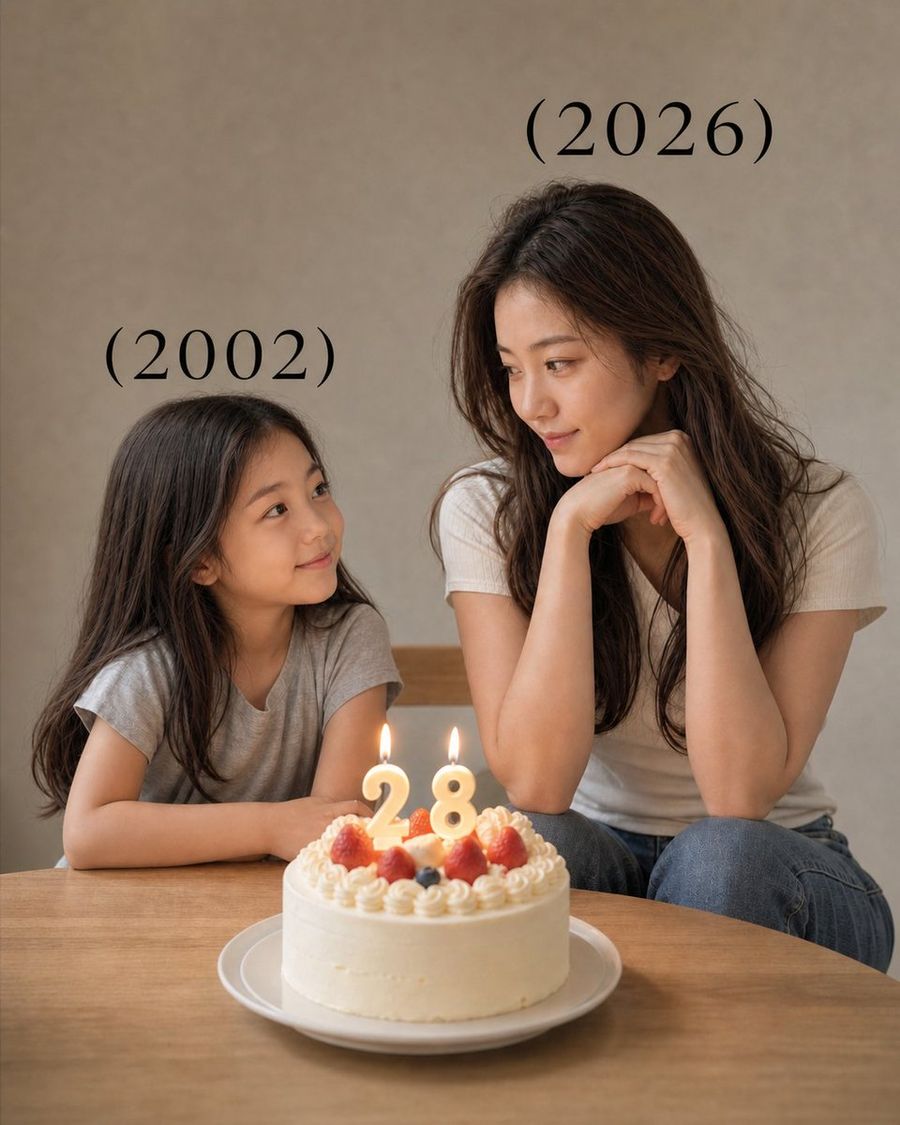 Birthday Time Travel Portrait — GPT Image 2 image prompt example