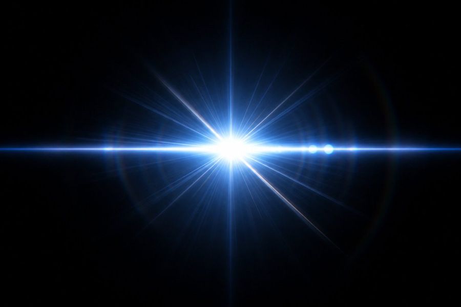 Blue Lens Flare Vfx — GPT Image 2 image prompt example