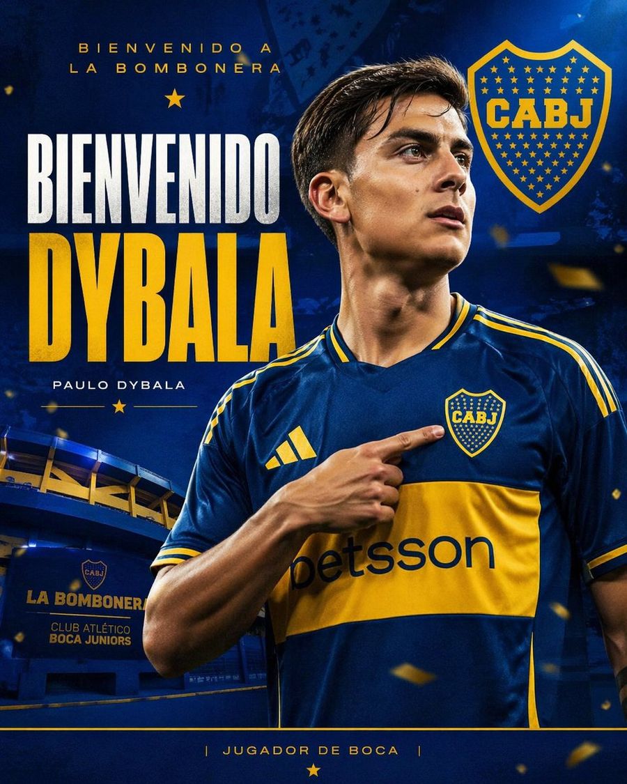 Boca Juniors Welcome Poster — GPT Image 2 image prompt example