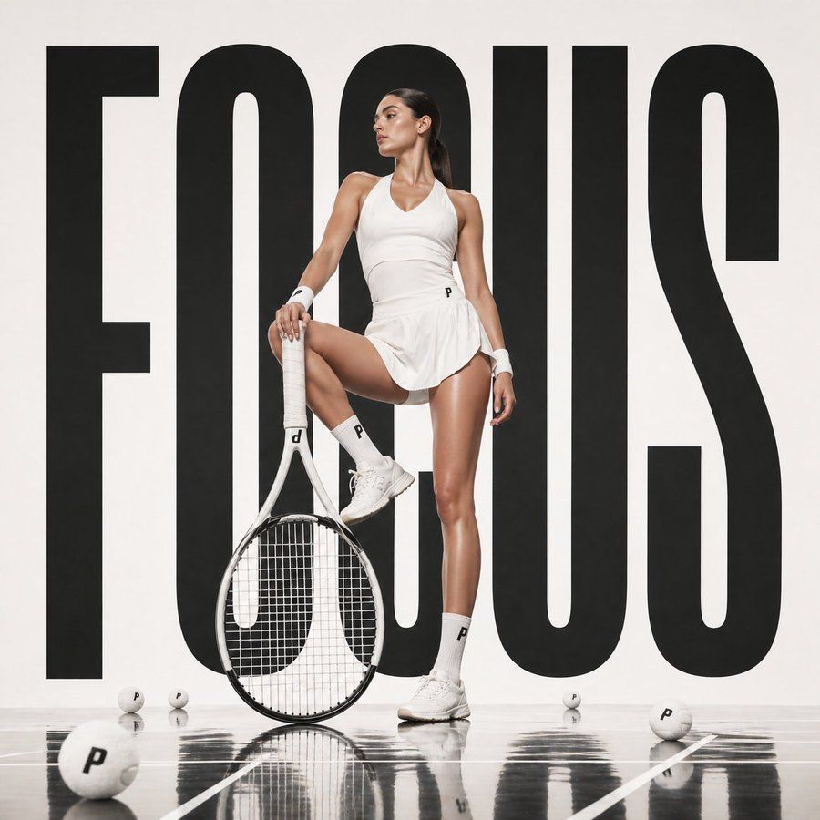 Bold Tennis Fashion Poster — GPT Image 2 image prompt example