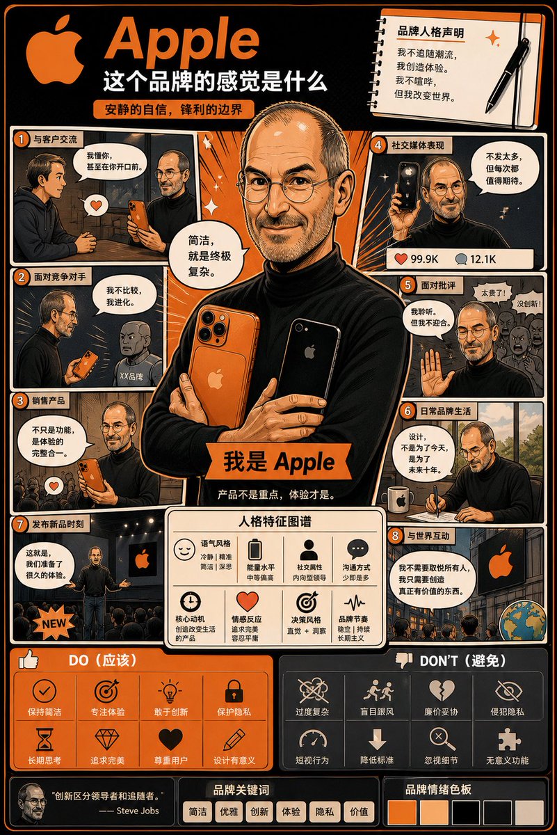 Brand Identity Manga Infographic — GPT Image 2 image prompt example