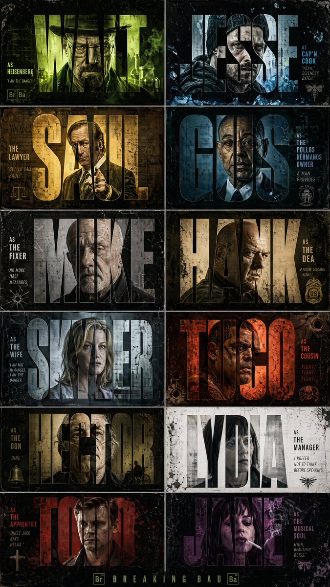 Breaking Bad Stylized Poster Design — GPT Image 2 image prompt example