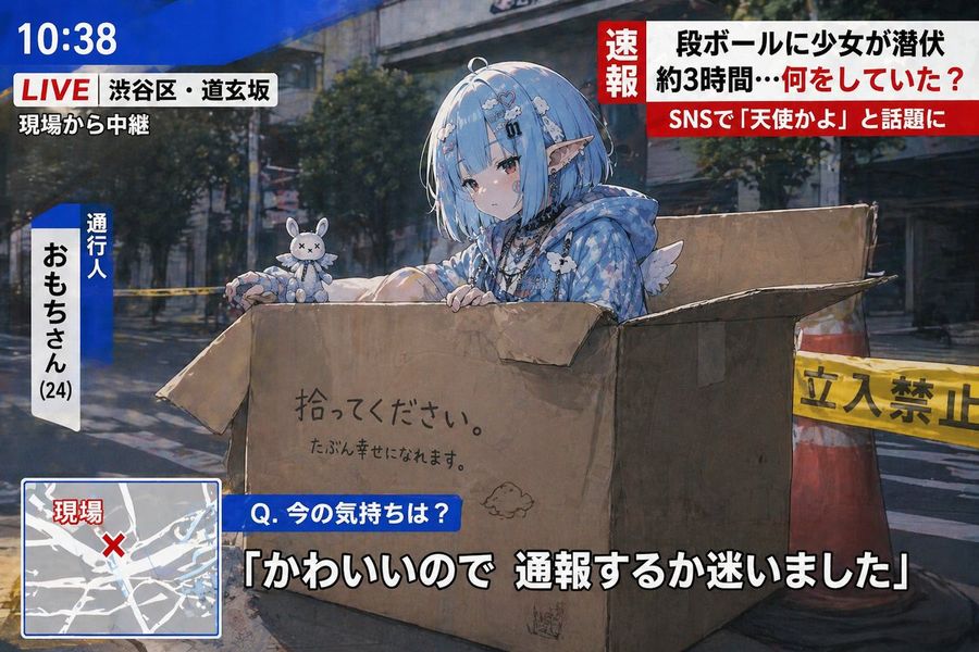 Breaking News Character Illustration — GPT Image 2 image prompt example
