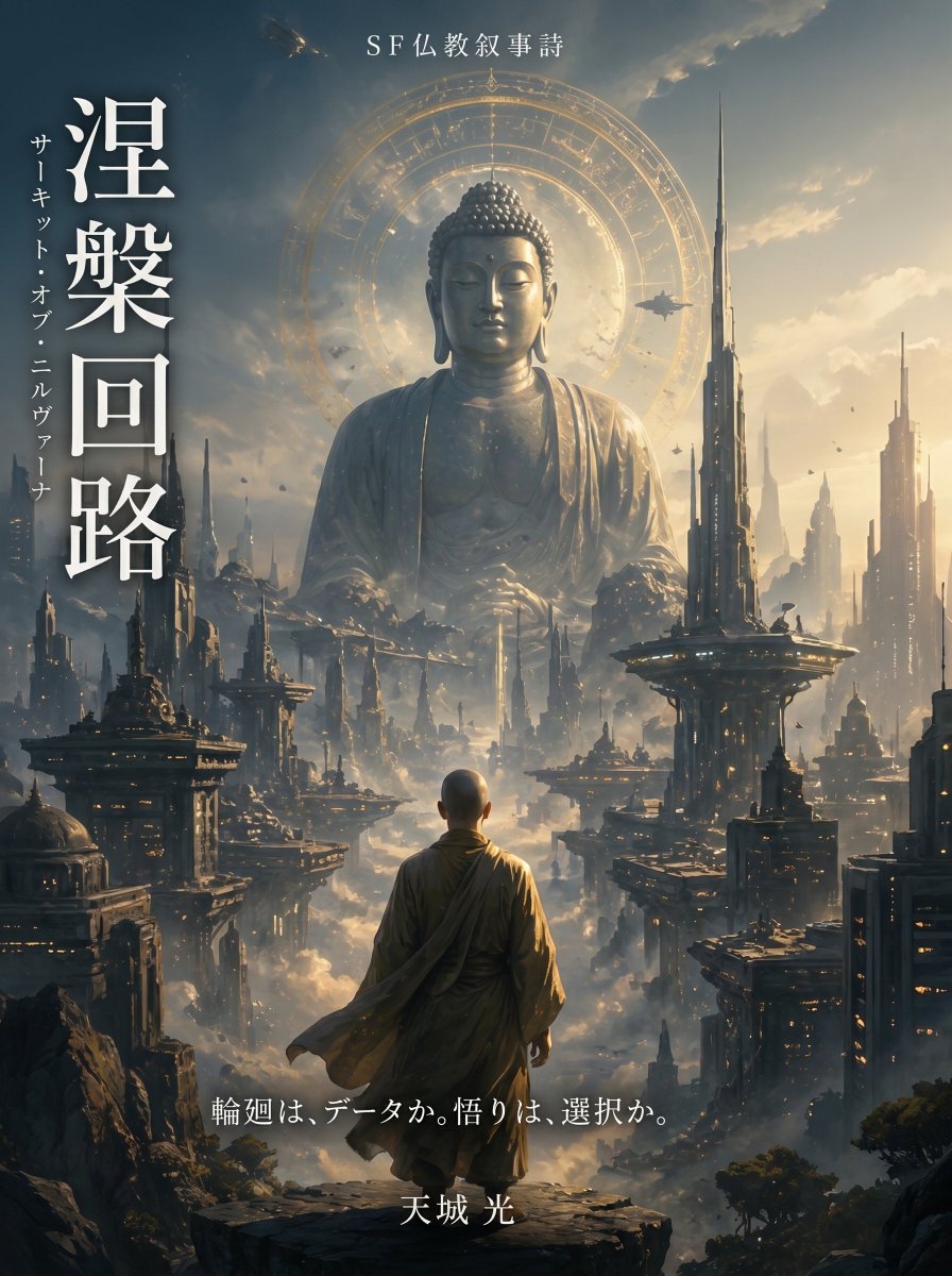 Buddhist Motif Sci Fi Cover — GPT Image 2 image prompt example