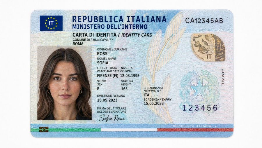 Canadian Citizenship Card Mockup — GPT Image 2 image prompt example