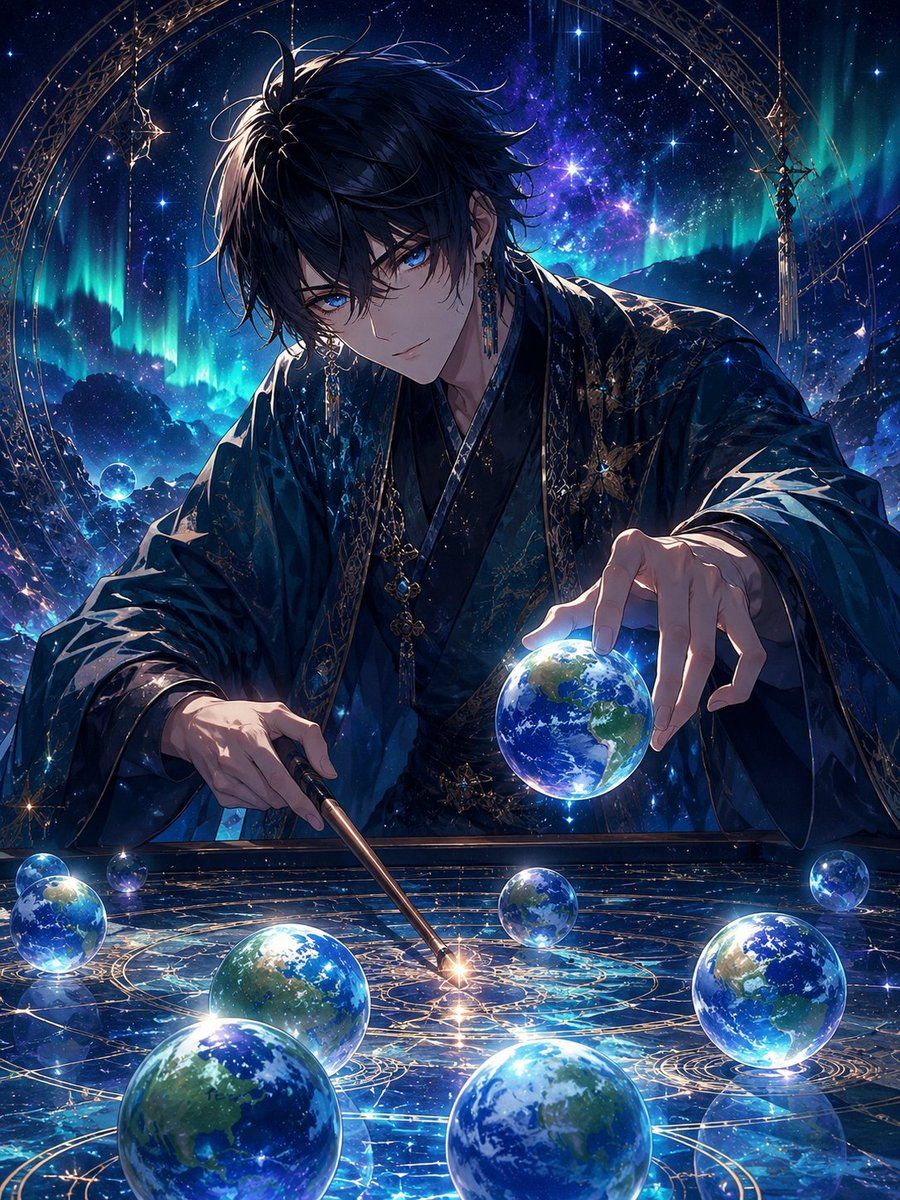 Celestial Sorcerer Anime — GPT Image 2 image prompt example