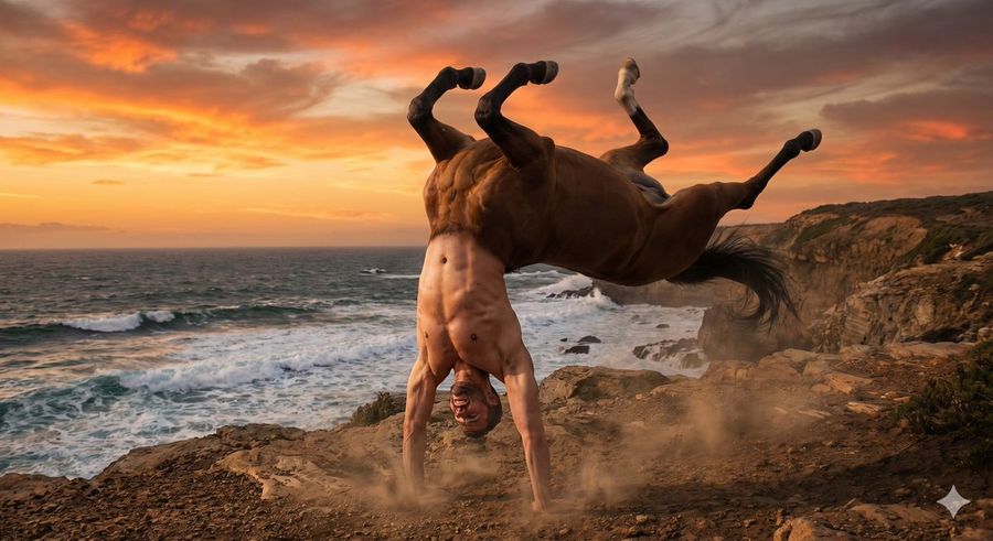 Centaur Handstand — GPT Image 2 image prompt example