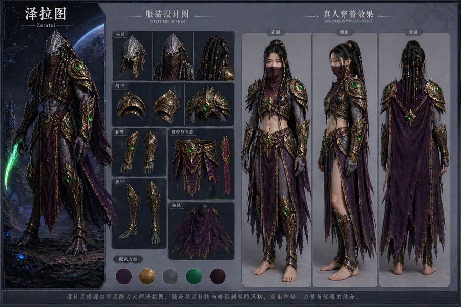 Character Costume Design Transfer — GPT Image 2 image prompt example