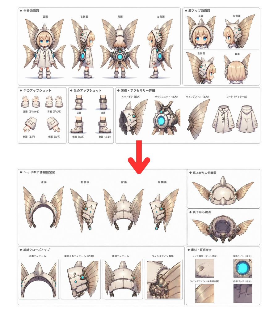 Character Setting Sheet Generator — GPT Image 2 image prompt example