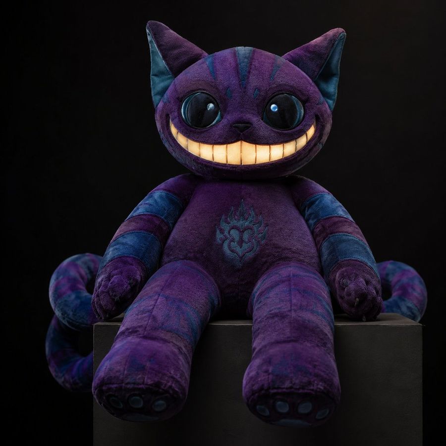 Cheshire Cat Plush Toy by @Excelsior_AI — GPT Image 2 image prompt example