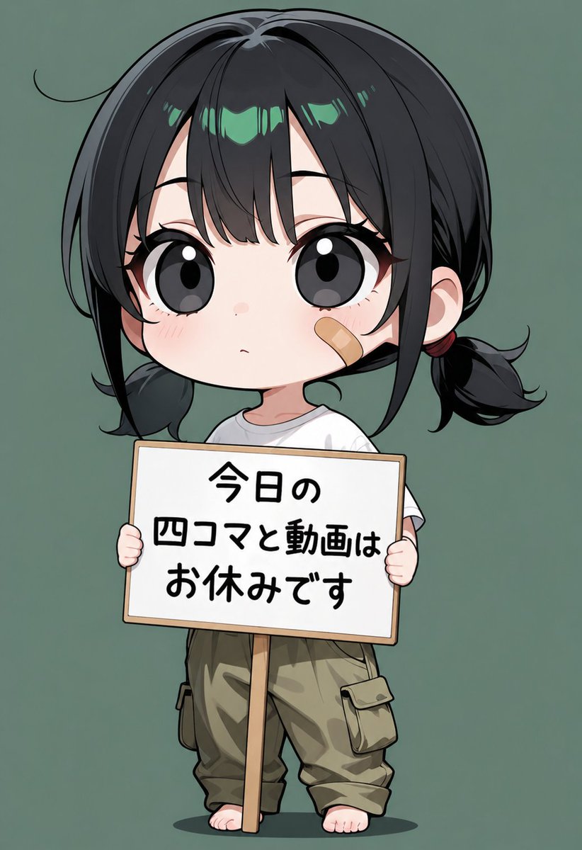 Chibi Japanese Notice Sign — GPT Image 2 image prompt example
