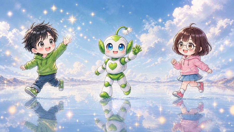 Chibi Sparkling Water Scene — GPT Image 2 image prompt example
