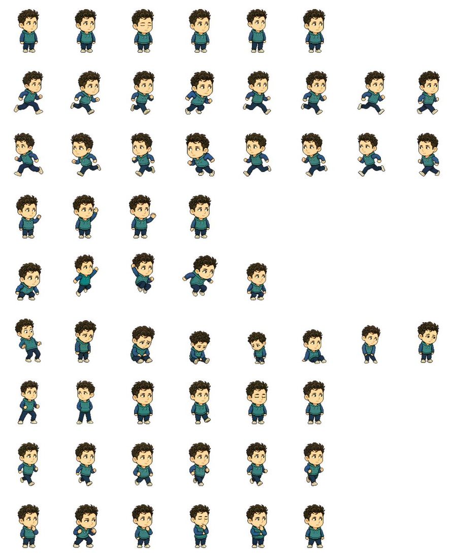 Chibi Sprite Sheet — GPT Image 2 image prompt example