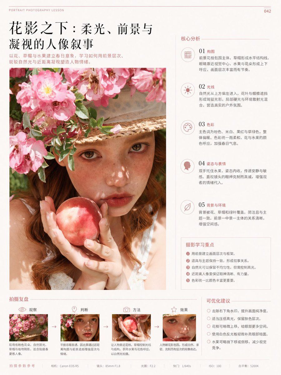 Chinese Editorial Portrait Lesson — GPT Image 2 image prompt example