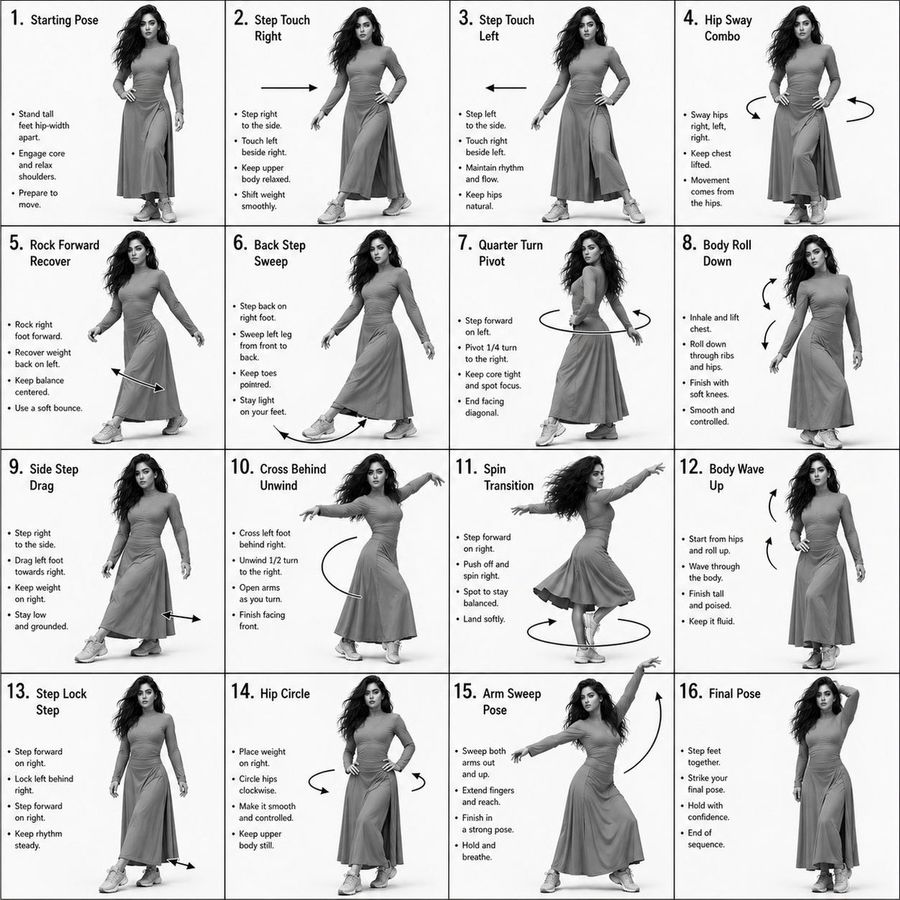 Choreography Instruction Sheet Generator — GPT Image 2 image prompt example