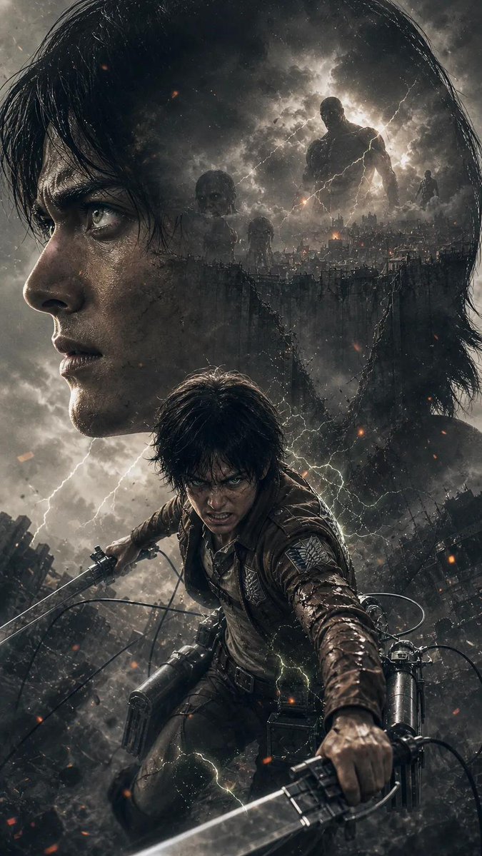 Cinematic Anime Battle Poster — GPT Image 2 image prompt example