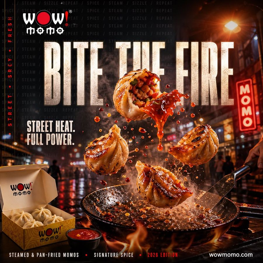 Cinematic Fiery Momo Ad — GPT Image 2 image prompt example