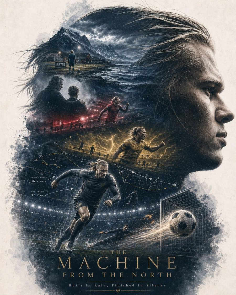 Cinematic Nordic Football Legend Poster — GPT Image 2 image prompt example