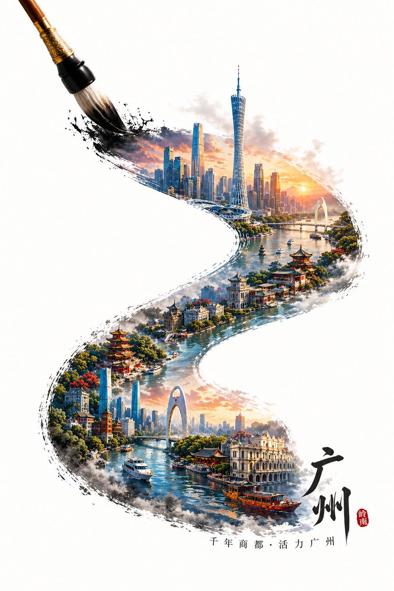 City Artistic Poster Prompt — GPT Image 2 image prompt example
