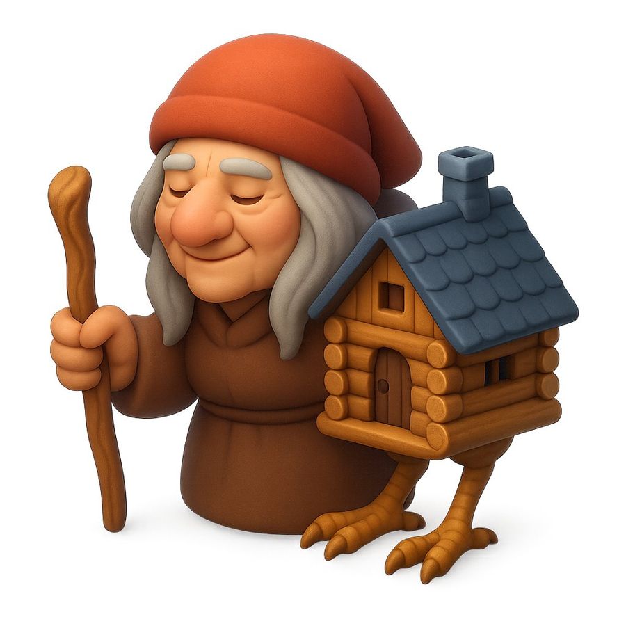 Clay Baba Yaga Hut — GPT Image 2 image prompt example