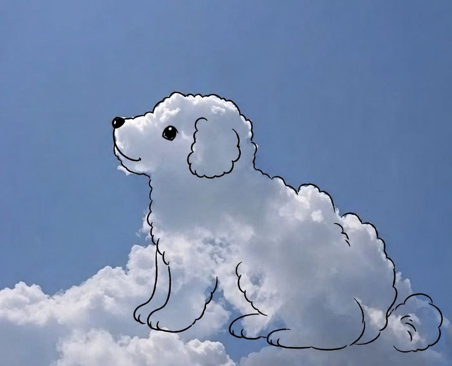 Cloud Shape Doodle Generation — GPT Image 2 image prompt example