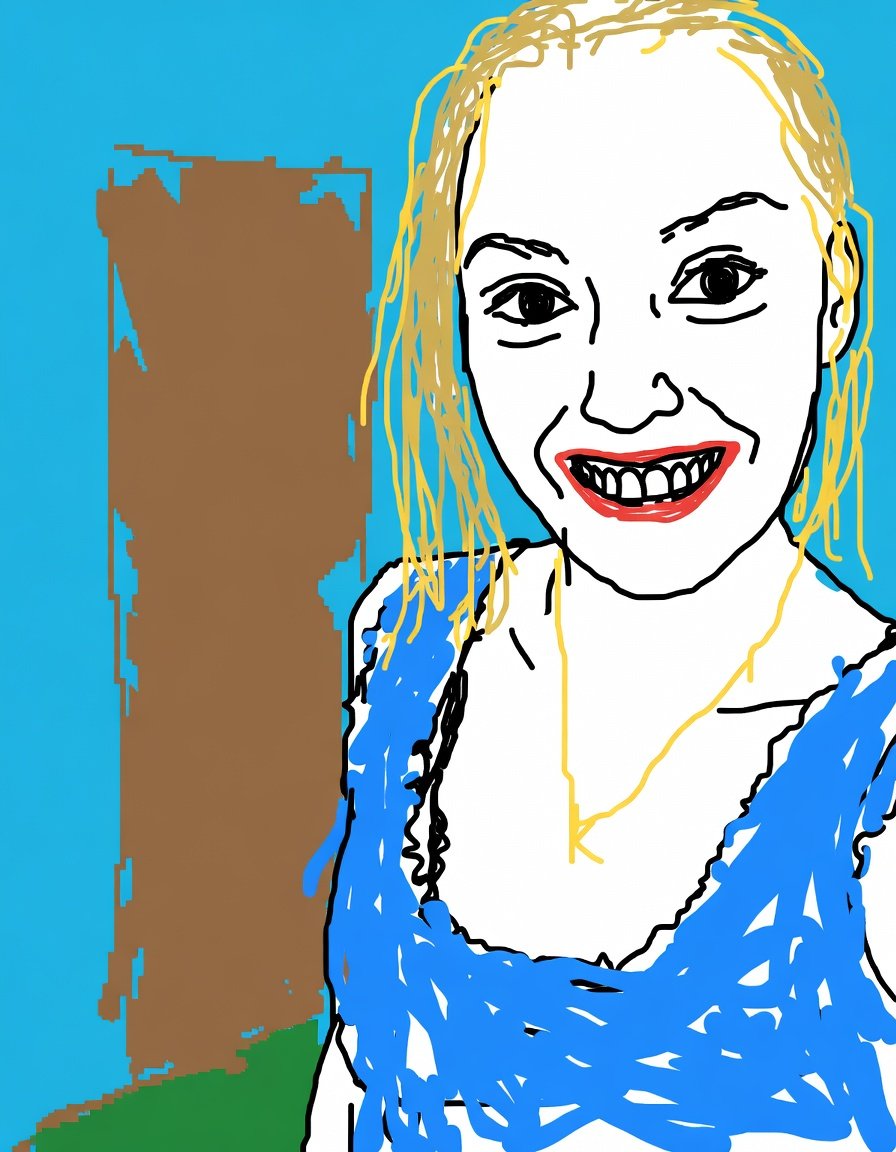 Clumsy Ms Paint Redraw by @PiQueenMeta — GPT Image 2 image prompt example