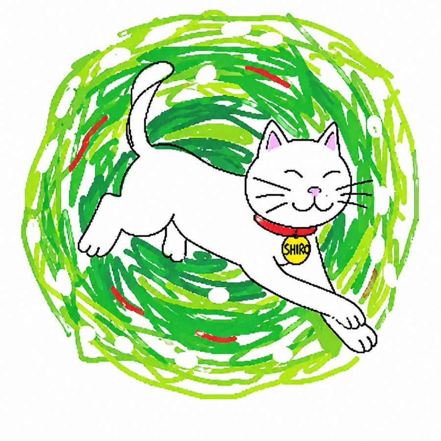 Clumsy Scribble Cat — GPT Image 2 image prompt example