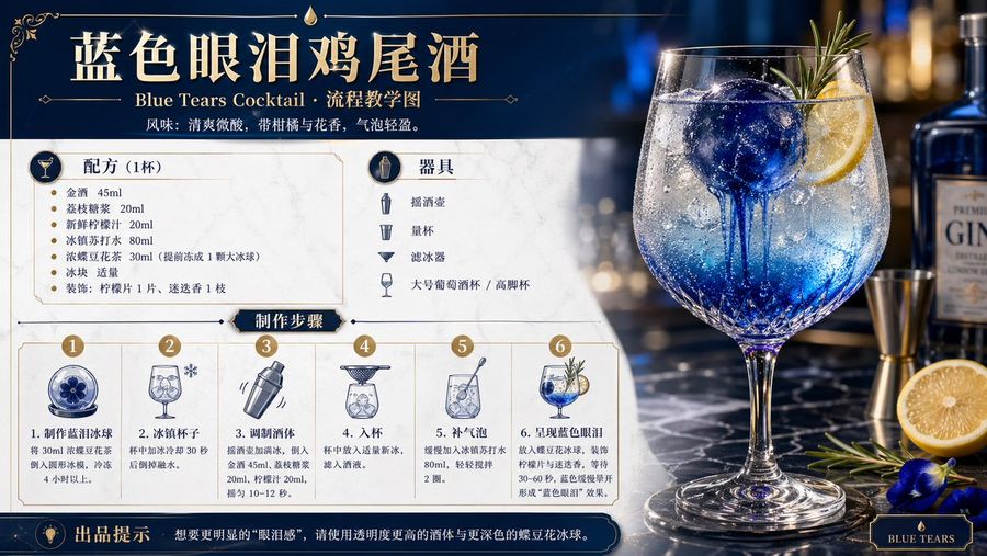 Cocktail Recipe Tutorial And Concept Poster — GPT Image 2 image prompt example