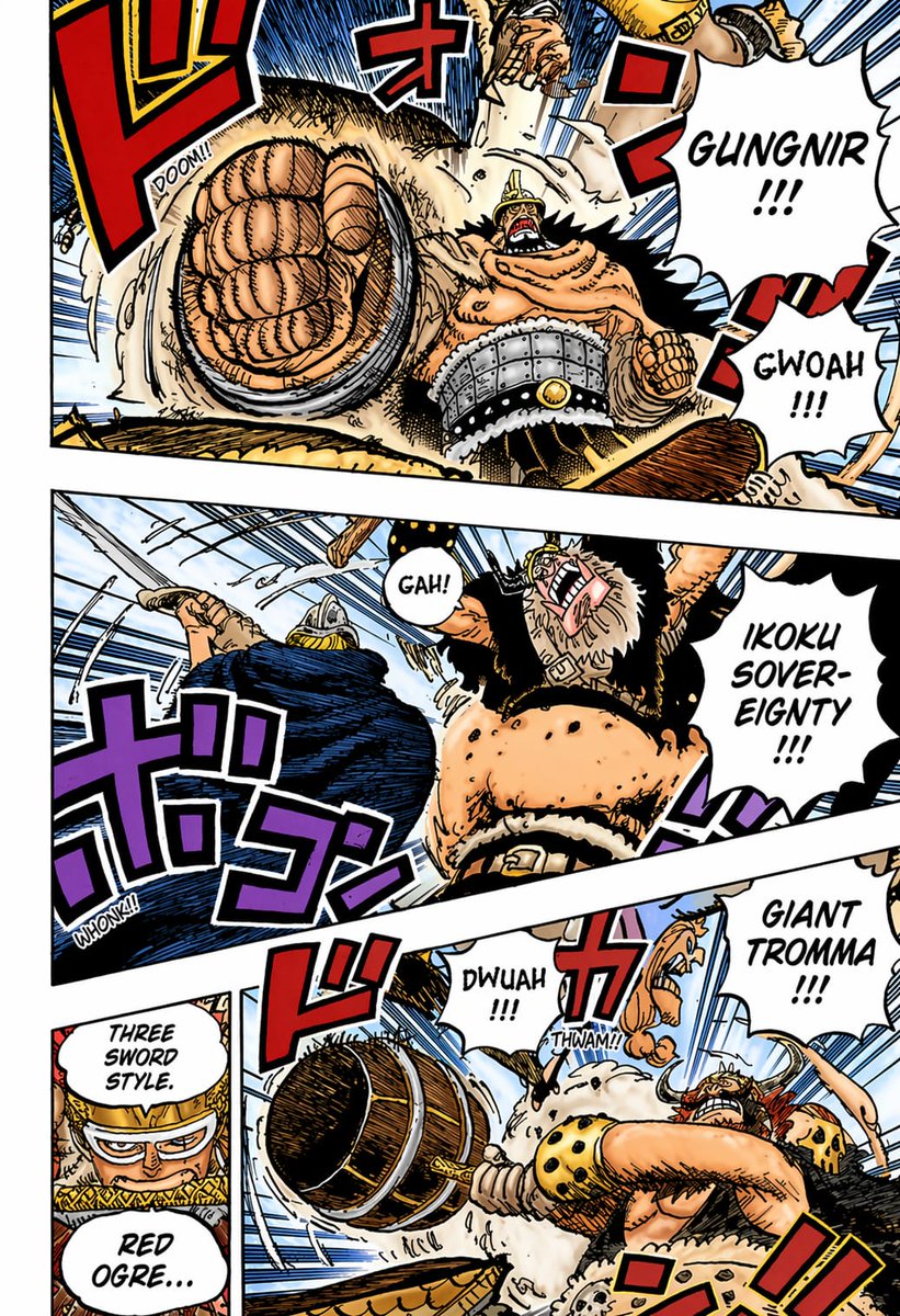 Colored Shonen Manga Battle Page — GPT Image 2 image prompt example