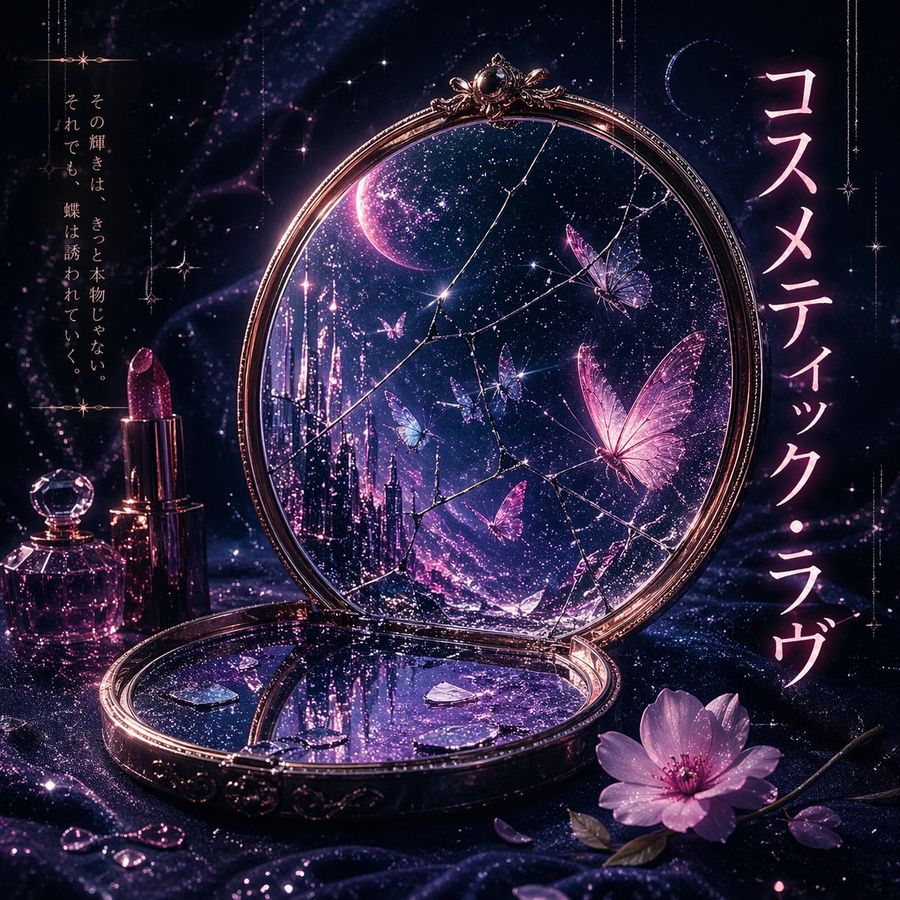 Cosmic Broken Compact Album Cover — GPT Image 2 image prompt example