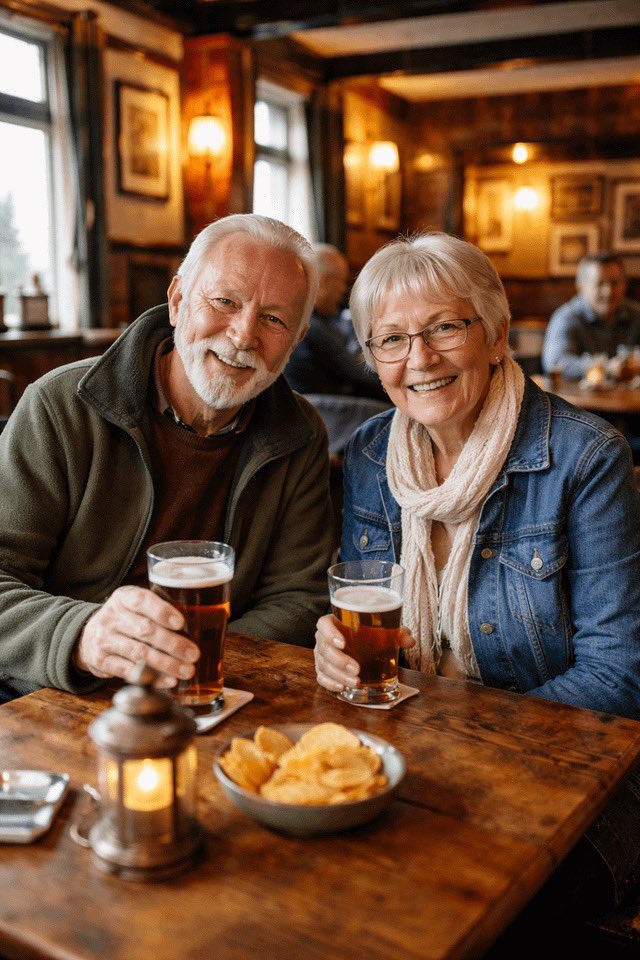 Couple Pub Portrait Transformation — GPT Image 2 image prompt example