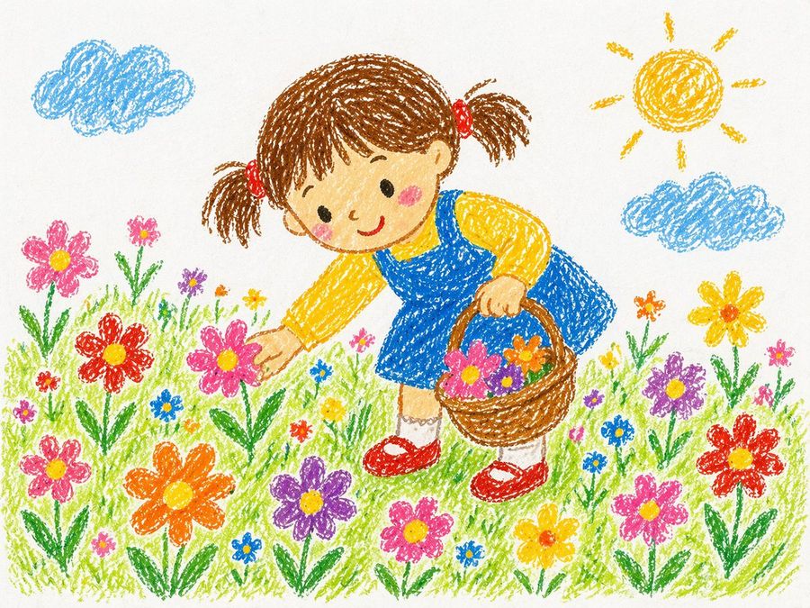 Crayon Style Drawing Prompt — GPT Image 2 image prompt example