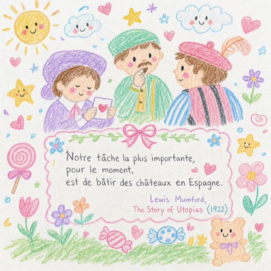 Crayon Utopia Quote — GPT Image 2 image prompt example