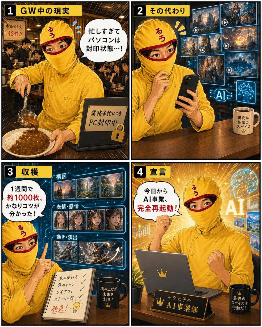 Curry Ai Comic Poster — GPT Image 2 image prompt example