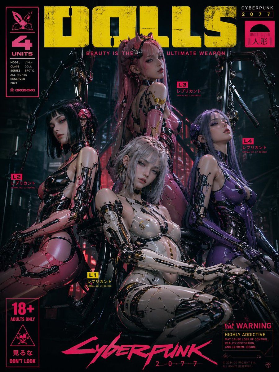 Cyberpunk 2077 Puppet Poster — GPT Image 2 image prompt example