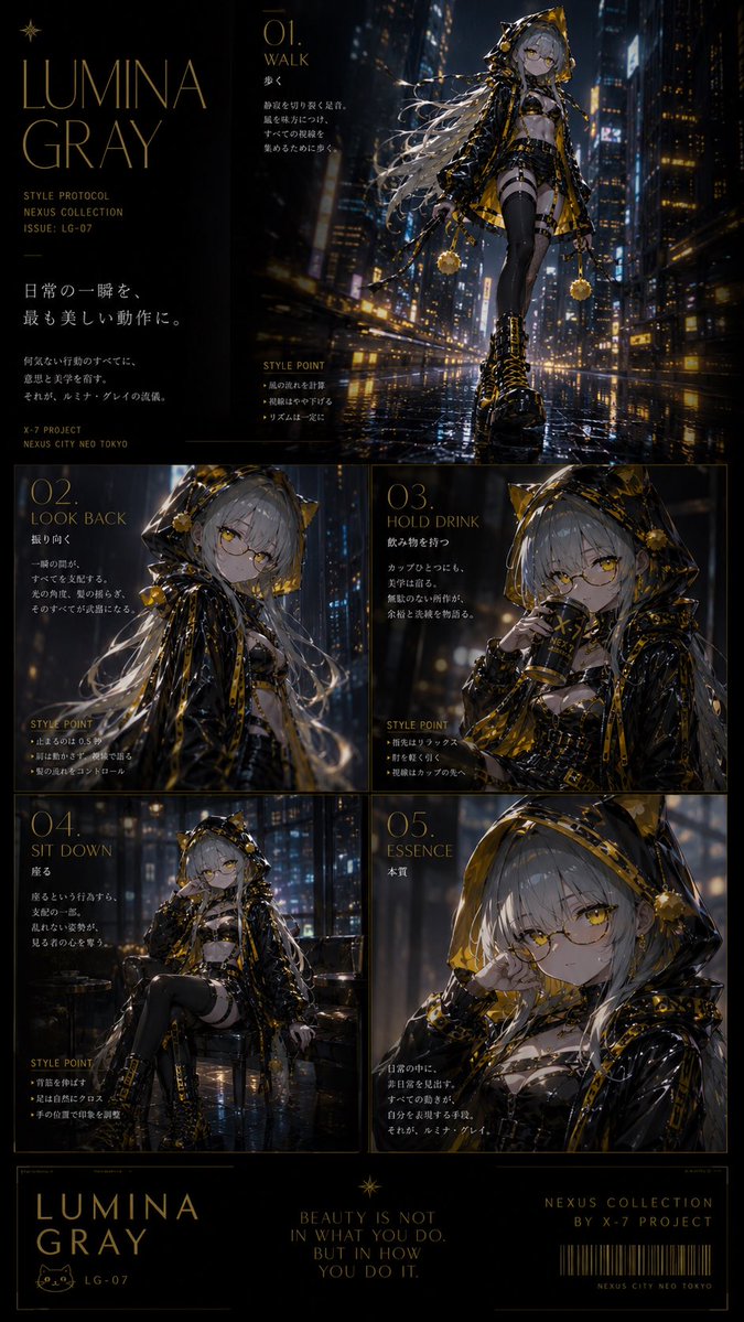 Cyberpunk Fashion Editorial — GPT Image 2 image prompt example
