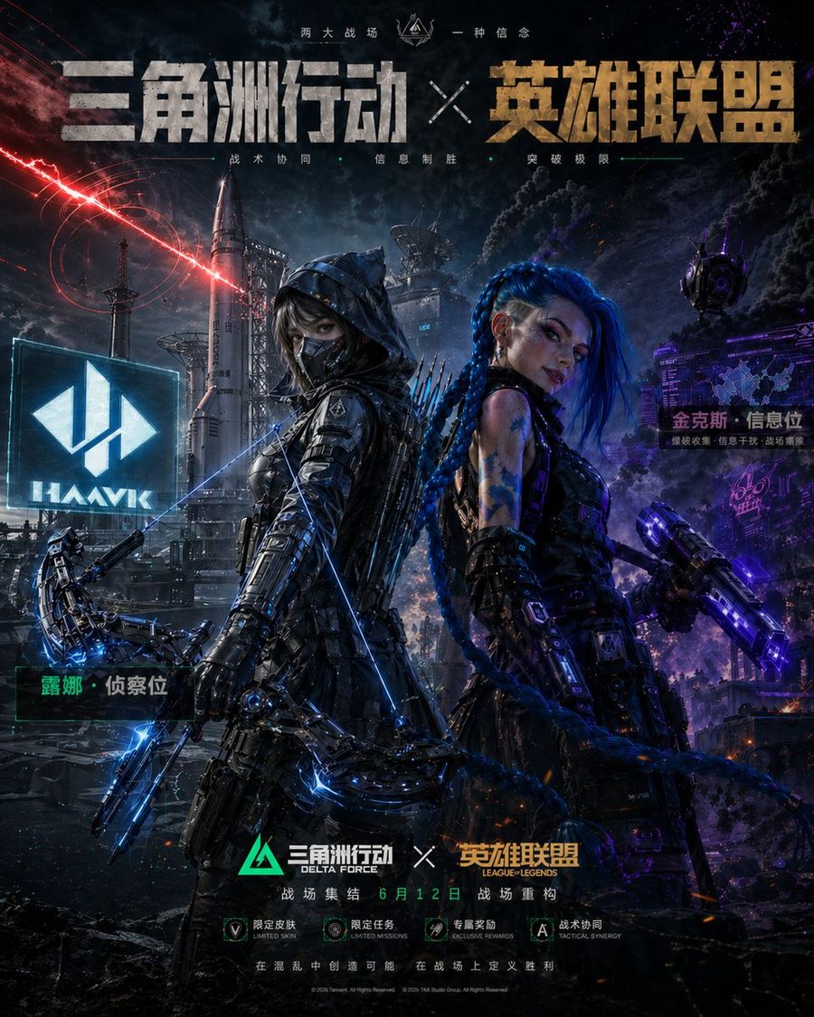 Cyberpunk Game Crossover Poster — GPT Image 2 image prompt example